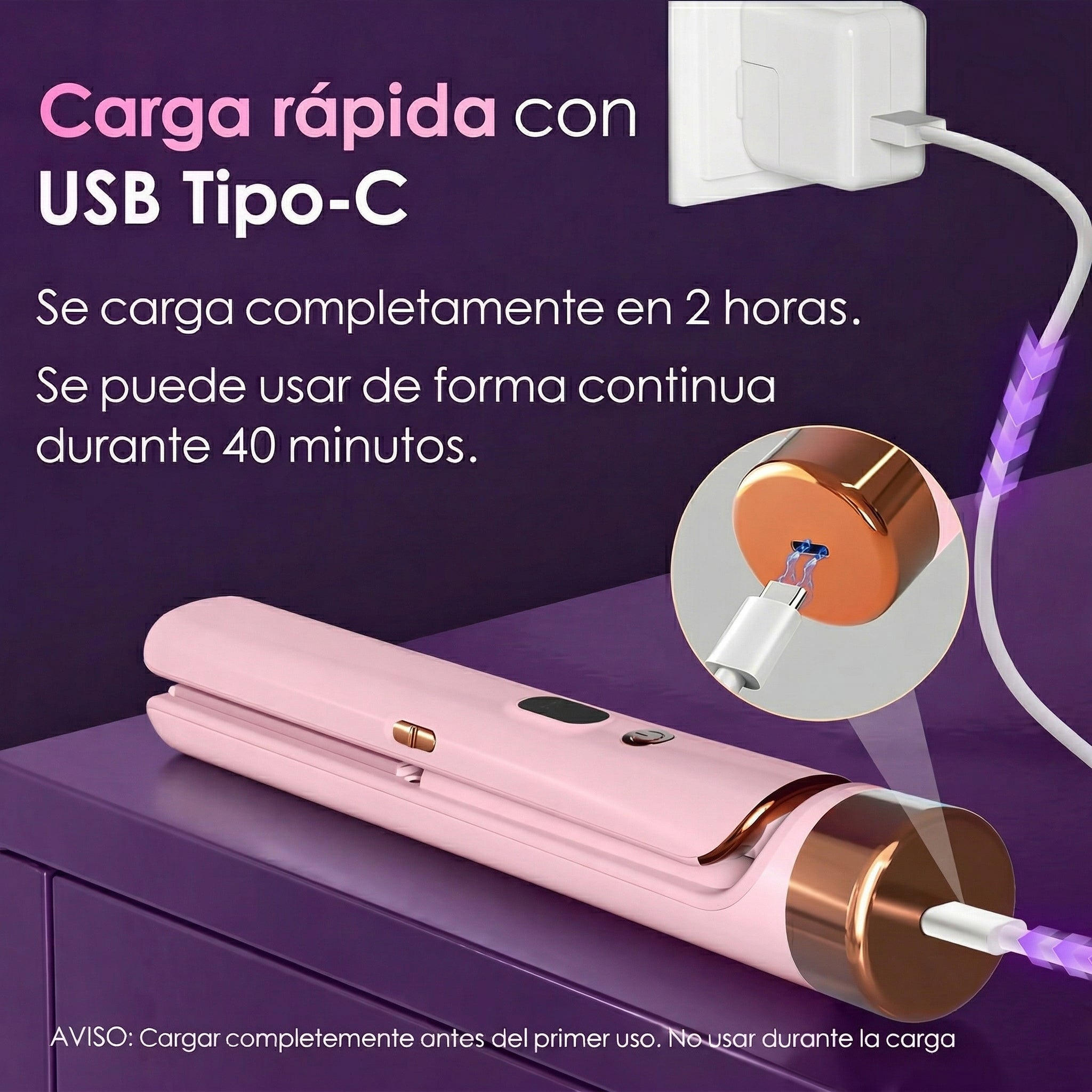Plancha Inalámbrica LUMIHAIR